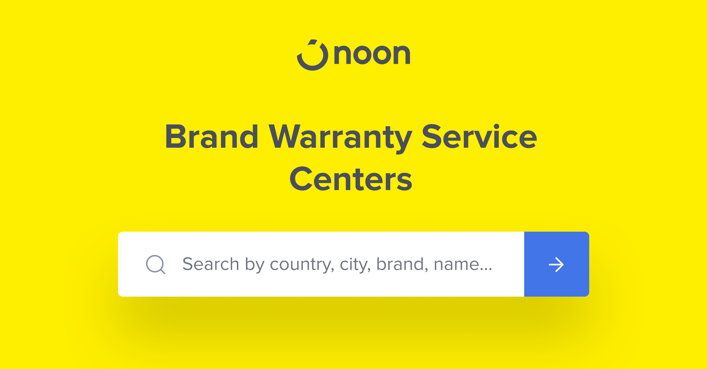 Warranty Service Centres noon